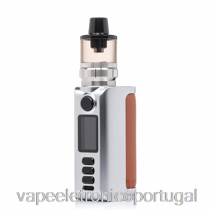 Vape Eletrônico Dovpo Riva 200w Starter Kit Prata-marrom